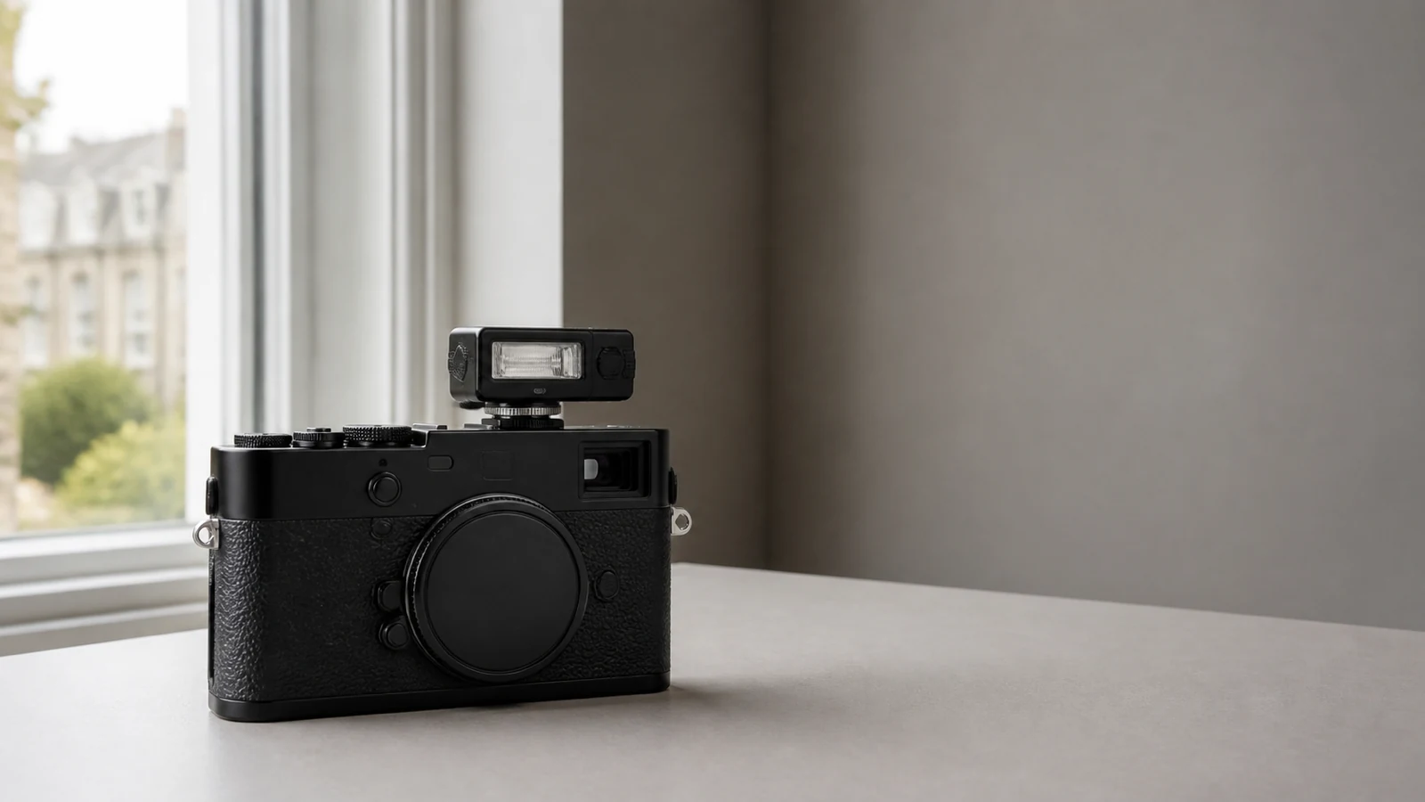Compact camera with a small TTL flash mounted for UK buyer comparison